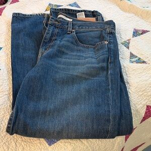 Levi's Women's Boyfriend Jeans in Deep Blue